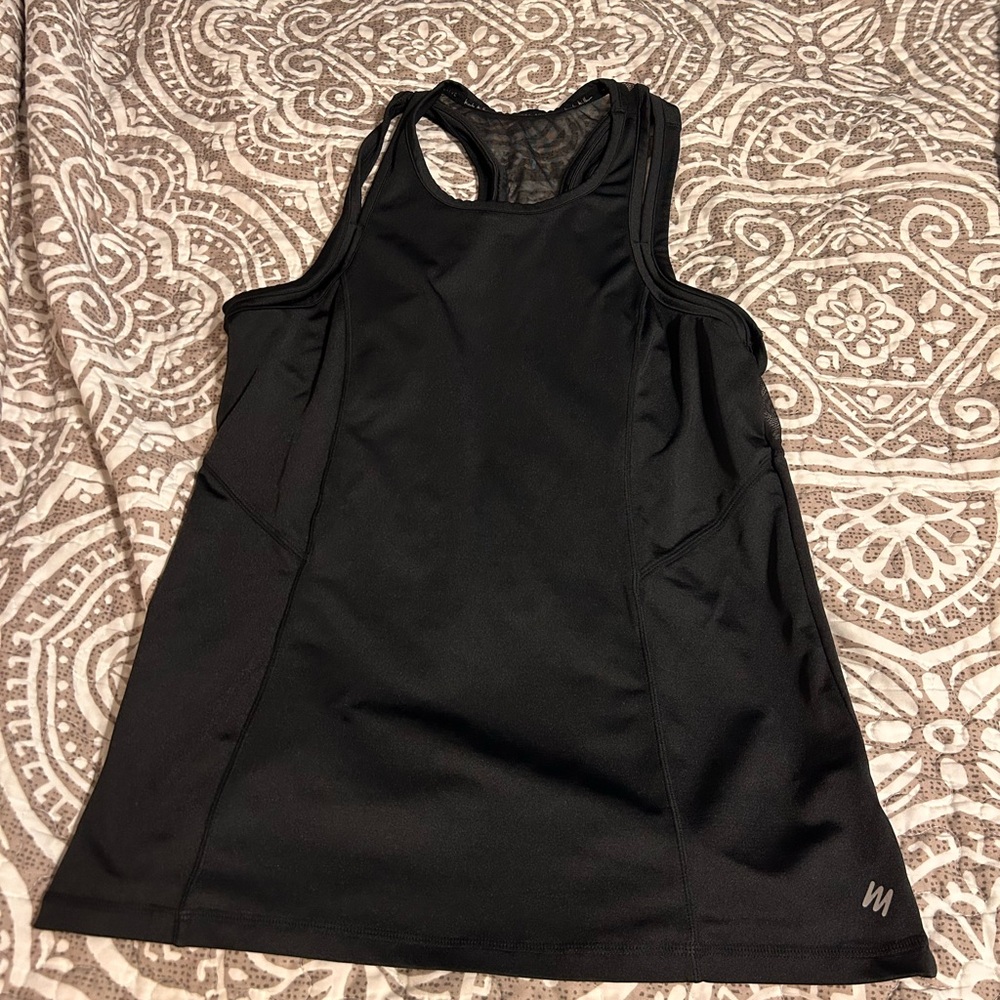 Nicole Miller Black Racerback Tank